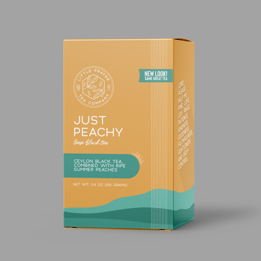Little Prayer Tea Company - Peach Black Tea "Just Peachy" Loose Leaf Black Tea