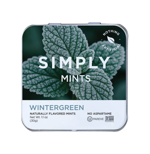 Simply Gum - Simply Mints - Wintergreen | Pack of Six - Main Street Roasters®