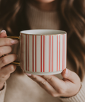 Sweet Water Decor - *NEW* Red Stripe Coffee Mug - Christmas Decor and Gifts - Main Street Roasters®
