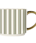 Sweet Water Decor - *NEW* Green Stripe Coffee Mug - Christmas Decor & Gifts - Main Street Roasters®