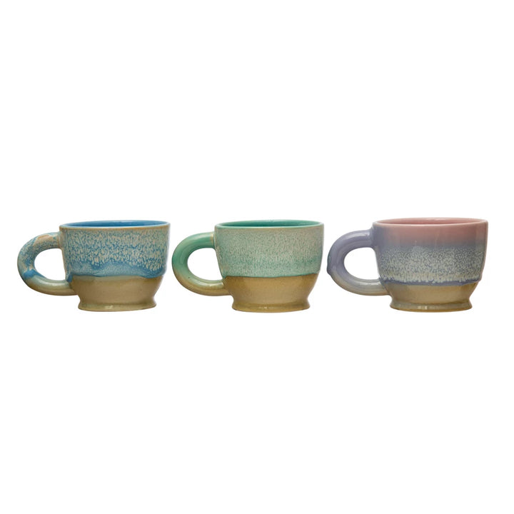 10 oz Stoneware Mugs - Three Colors