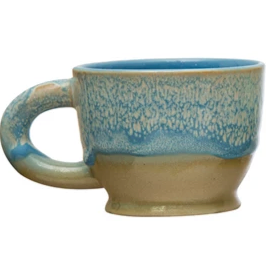 10 oz Stoneware Mug - Blue