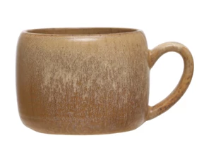 Earthy Stoneware Mug - Tan