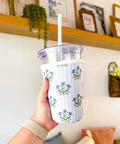 Oak Shore Collective - Bellflowers and Stripes Coffee Sleeve - Main Street Roasters®