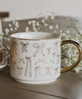 Gold Bows Coffee Mug - Main Street Roasters®