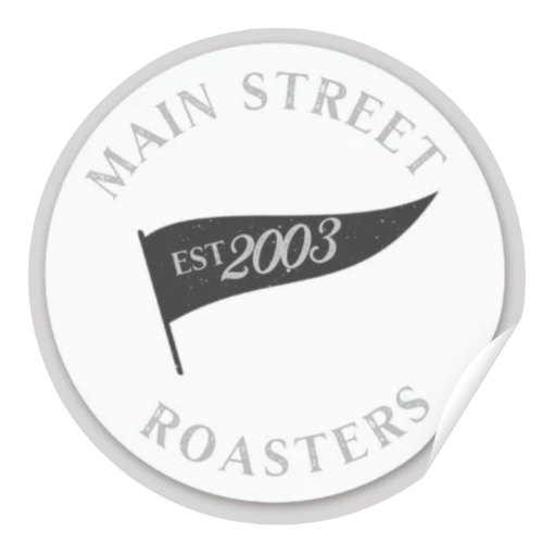 20 Year Pendant MSR Matte Circle Sticker - Main Street Roasters