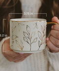 Green Floral Coffee Mug - Main Street Roasters®