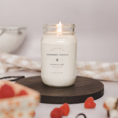 Antique Candle Co.® - Raspberry Vanilla 16 oz candle - Main Street Roasters®
