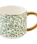 Green Floral Coffee Mug - Main Street Roasters®