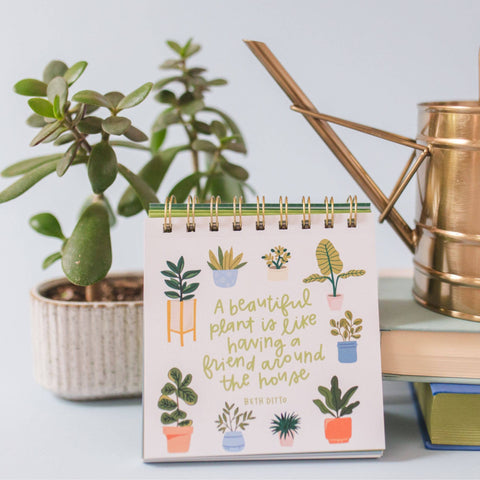 Pippi Post - 52 Weeks of Plant Quotes Desk Flip Calendar - Main Street Roasters®