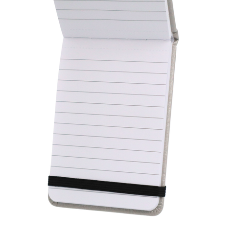 Properly Improper -  Leatherette Pocket Journal We Listen and We Judge