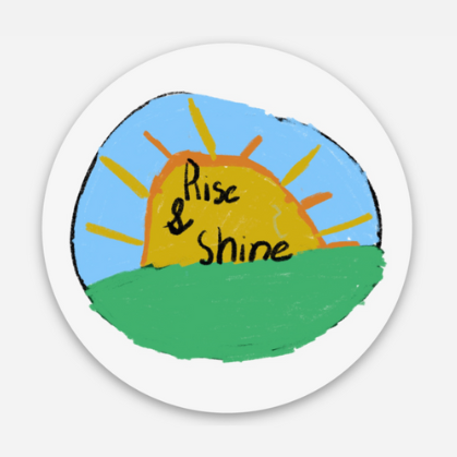 Alli's Sticker | Rise and Shine Sticker - Main Street Roasters