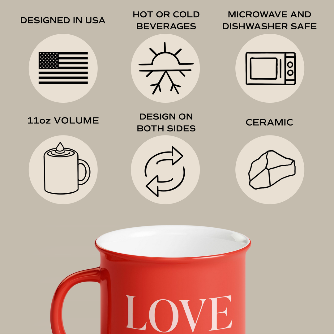 Love You 11oz Campfire Coffee Mug | Sweet Water Decor - Main Street Roasters