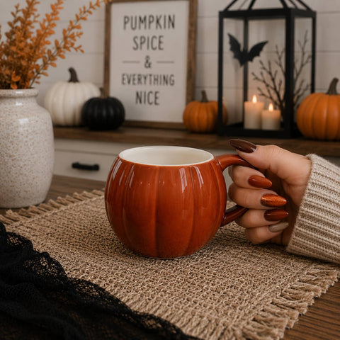 Gia Roma - Pumpkin Coffee Mug  -  17oz