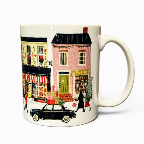 Fly Paper Products - Festive Holiday Town 11oz Ceramic Mug