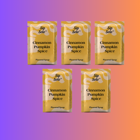 Sip Solo -  Cinnamon Pumpkin Spice single-serve flavored syrup - Main Street Roasters®