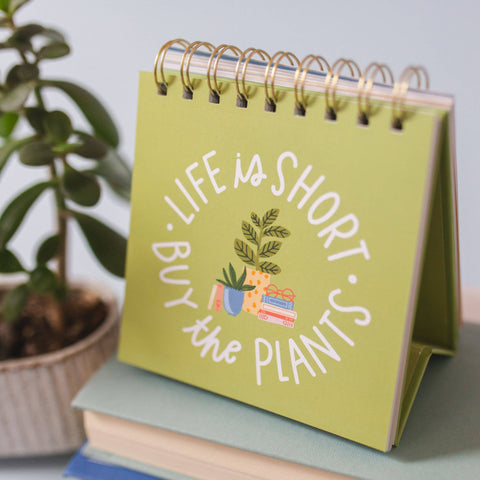 Pippi Post - 52 Weeks of Plant Quotes Desk Flip Calendar - Main Street Roasters®