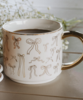 Gold Bows Coffee Mug - Main Street Roasters®