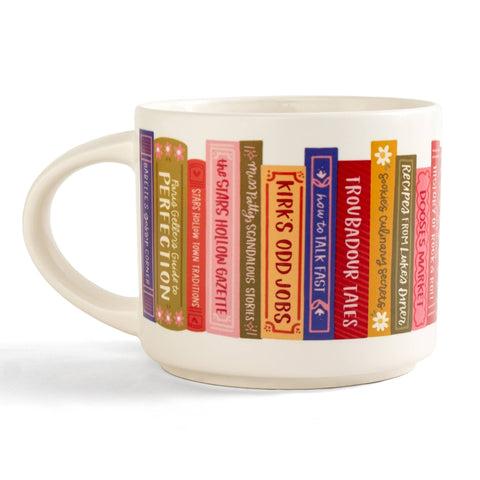 Pippi Post - Stars Hollow Bookshelf Large Ceramic Mug - Main Street Roasters®