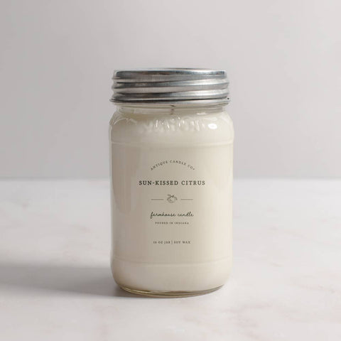 Antique Candle Co.® - Sun-Kissed Citrus 16 oz candle - Main Street Roasters®