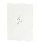 I love you card - Main Street Roasters®