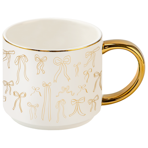 Gold Bows Coffee Mug - Main Street Roasters®