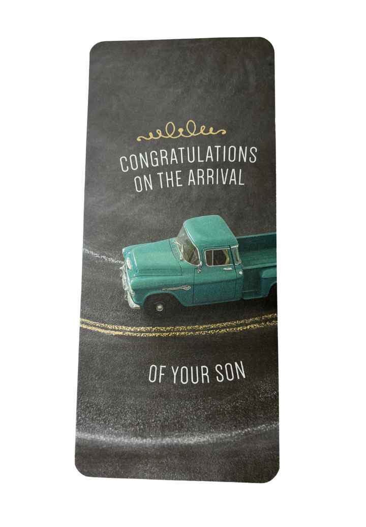 Abiart Baby Cards - Congratulations On Arrival Of Son- Main Street Roasters