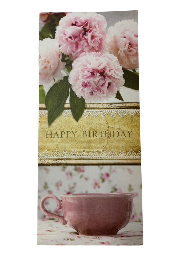 Abiart Birthday Cards - Pink Mug Floral - Main Street Roasters