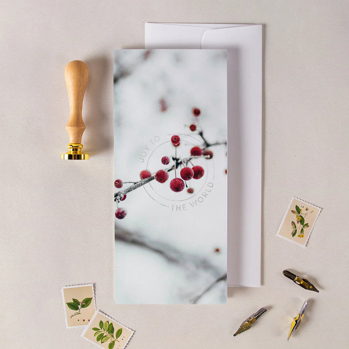 Abiart Christmas Cards - Very Berry Christmas -  Main Street Roasters