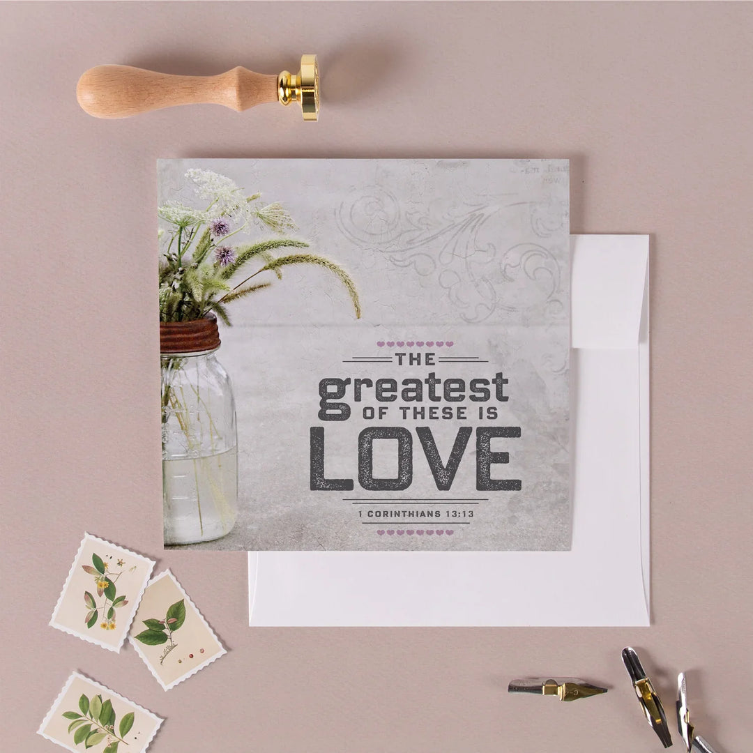 Abiart Love/Wedding Cards - Greatest Of These Is Love - Main Street Roasters