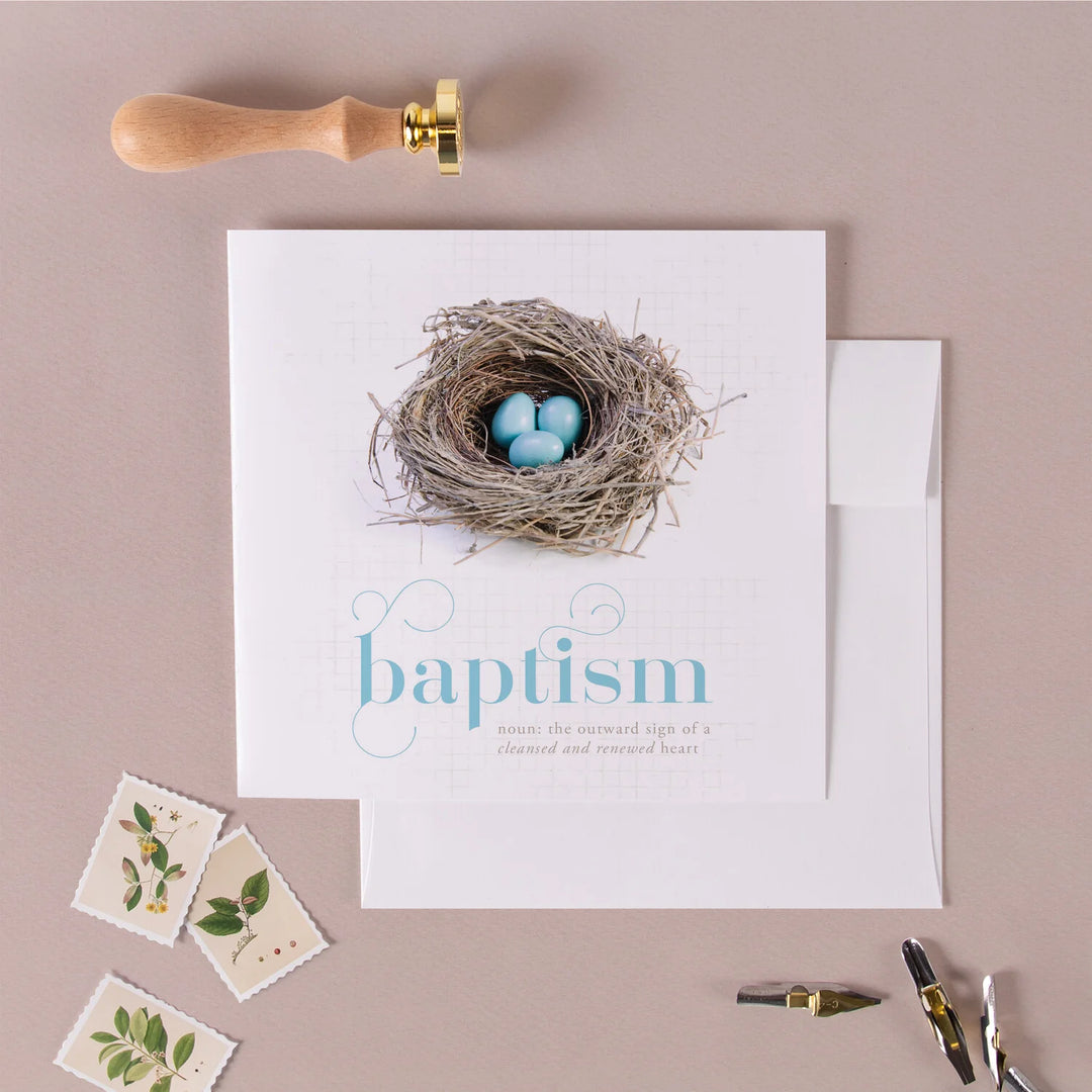 Abiart Thank You/Faith Cards - Baptism - Main Street Roasters