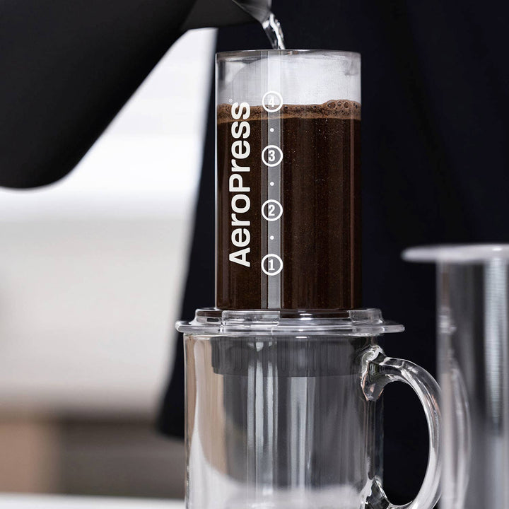 AeroPress Paper Micro-Filters - In Use
