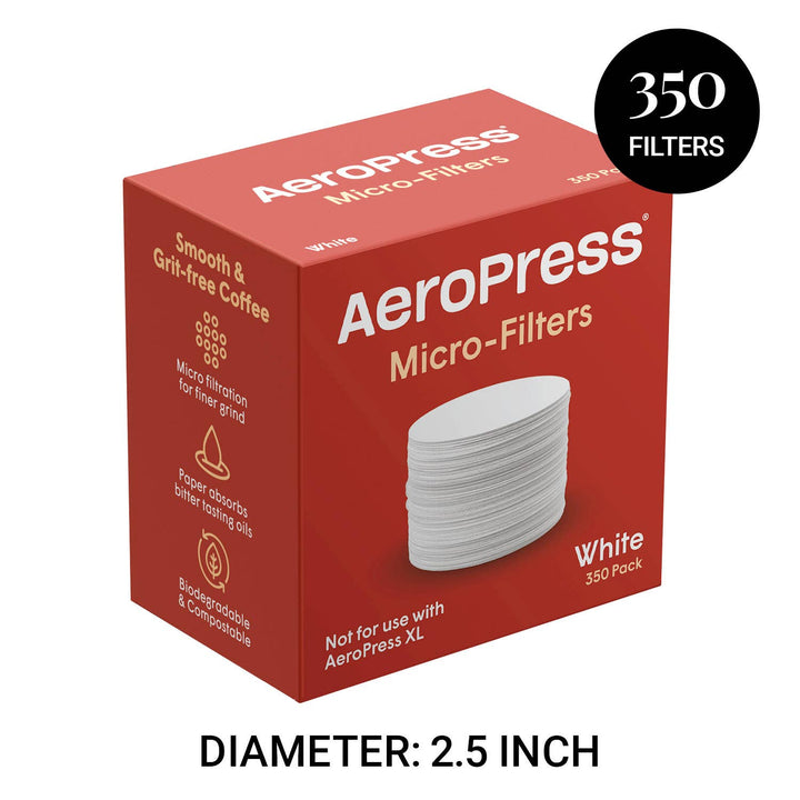 AeroPress Paper Micro-Filters Quantity & Dimensions