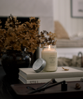 Antique Candle Co.® - Autumn Woods - Soy Wax Mason Jar Candle - Lit
