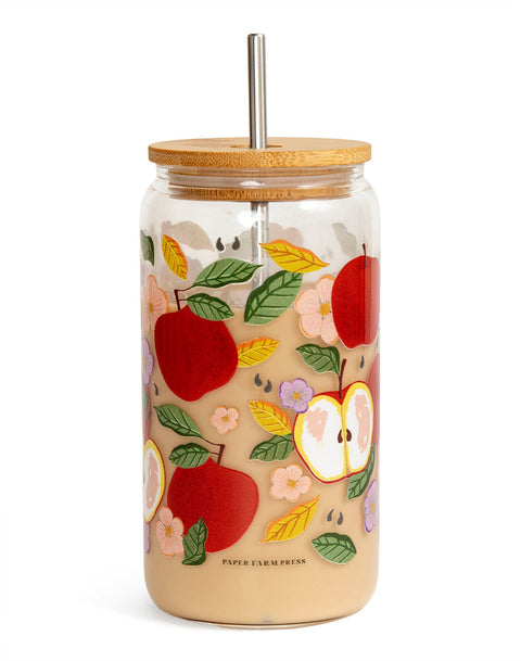 Apple Tree Glass Can - Main Street Roasters