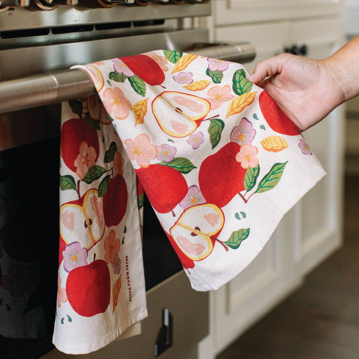 Apple Tree Tea Towel - Main Street Roasters