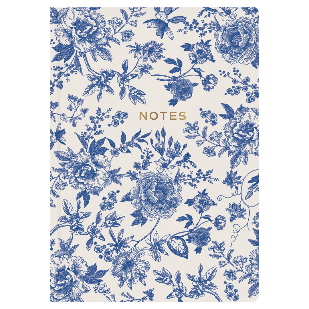 Blue Delft Notes Journal - Front Cover