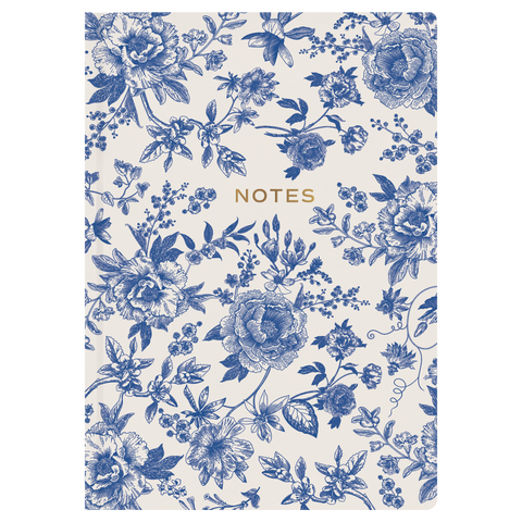 Blue Delft Notes Journal - Front Cover