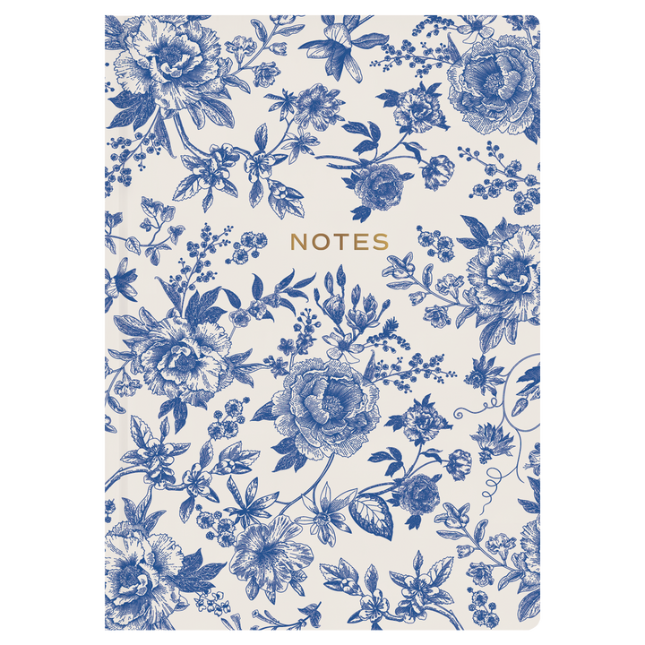 Blue Delft Notes Journal - Front Cover