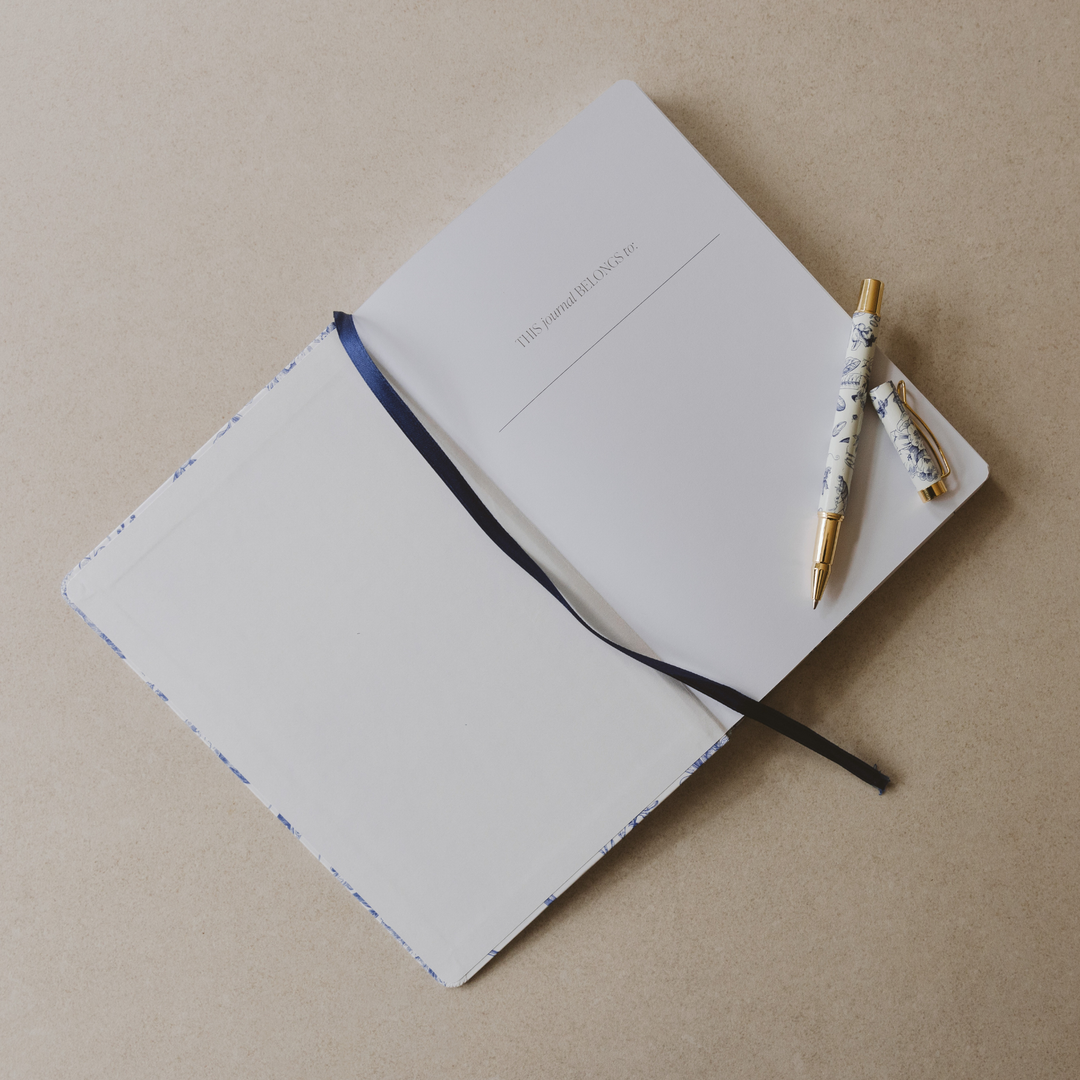 Blue Delft Notes Journal Pages