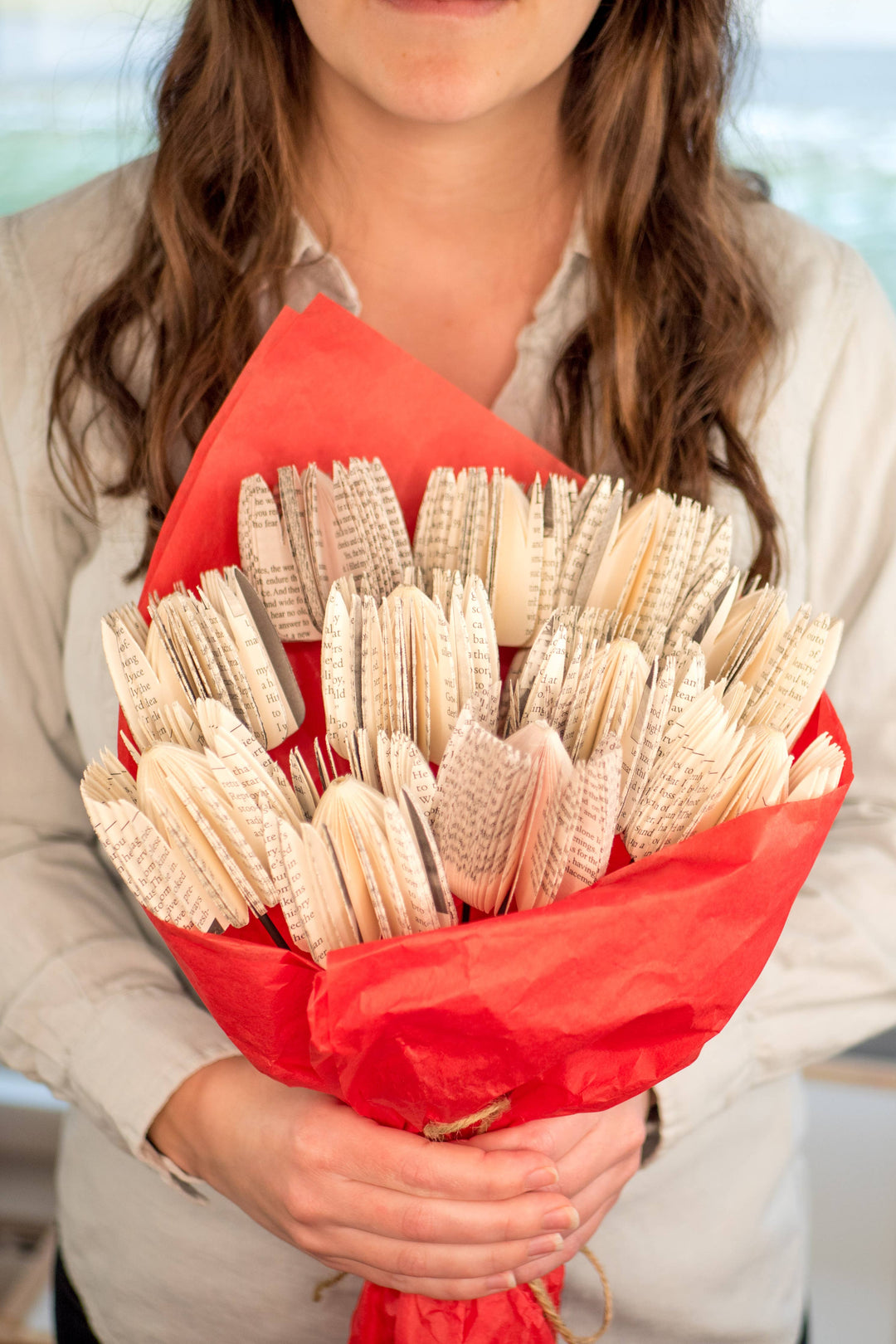 Book Flower Stems Bouquet