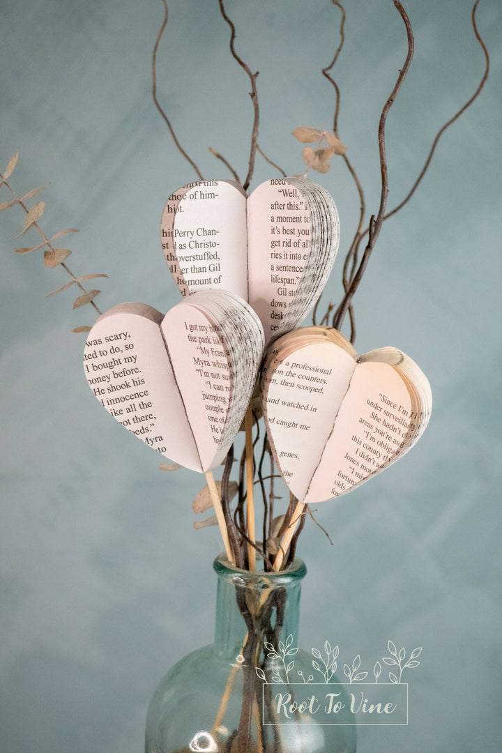 Book Heart Stems 3