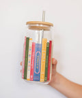 Books Glass Can In Hand - Main Street Roasters