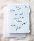 Celebration Caps | Graduation Greeting Card Front - Paper Baristas