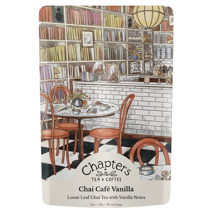 Chai Café Vanilla Loose Tea Front | Chapters Tea - Main Street Roasters