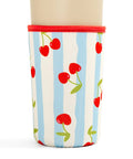 Pippi Post - Cherry Striped Drink Sleeve - Main Street Roasters®
