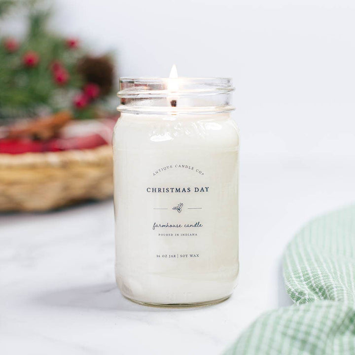 Christmas Day Candle by Antique Candle Co - 16oz
