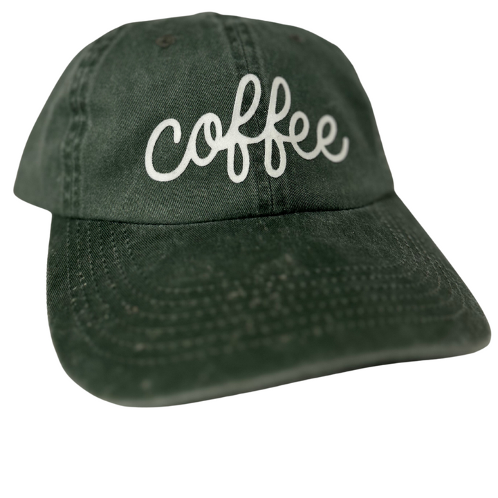 Coffee Baseball Cap - Green - Main Street Roasters