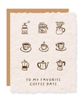 Coffee Date Love Friendship Greeting Card - Paper Baristas