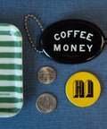 Coin Pouch - Coffee Money - Black - Main Street Roasters